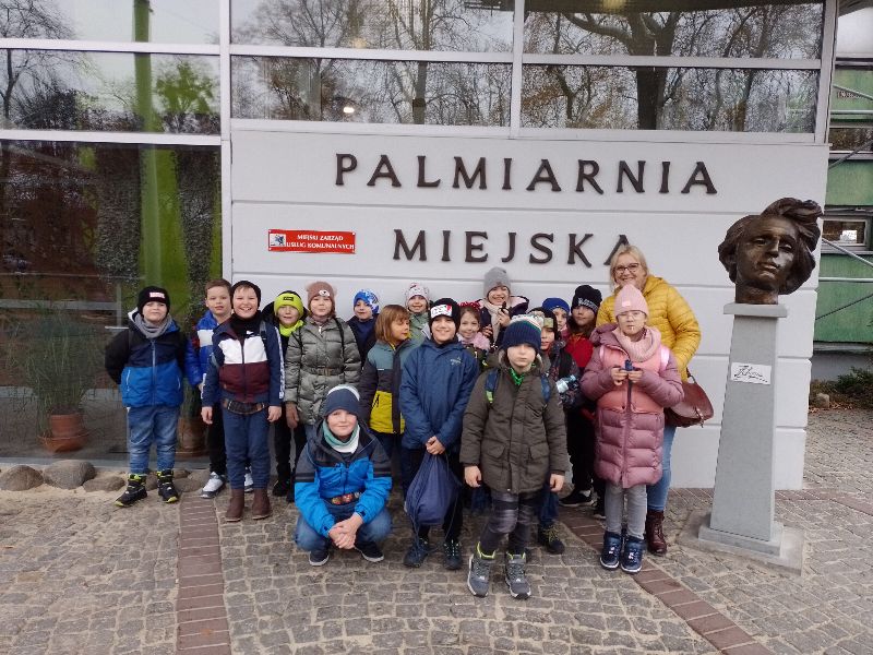 Wycieczka klas II  do Palmiarni w Gliwicach