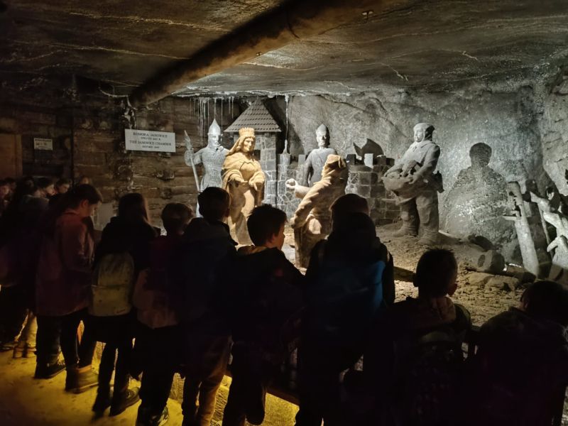 Wycieczka klas III do Wieliczki