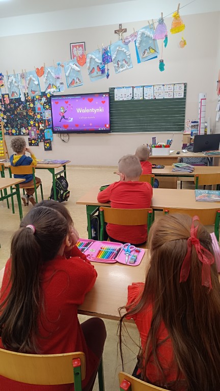 Walentynki w klasie 1b