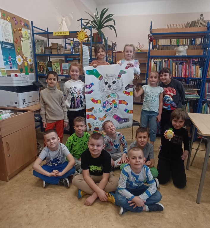 Klasa 1b wita wiosnę