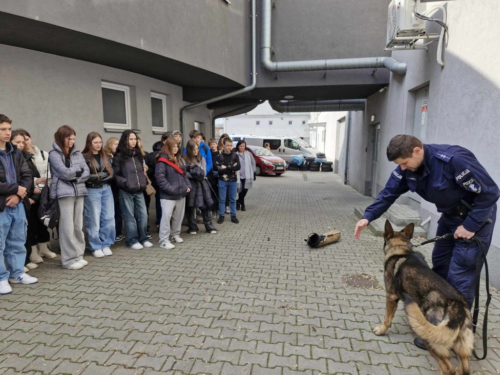 Wizyta w Komendzie Miejskiej Policji w Rybniku