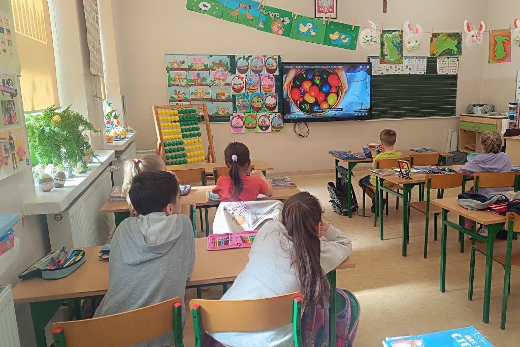 Zajączek w klasie 1b
