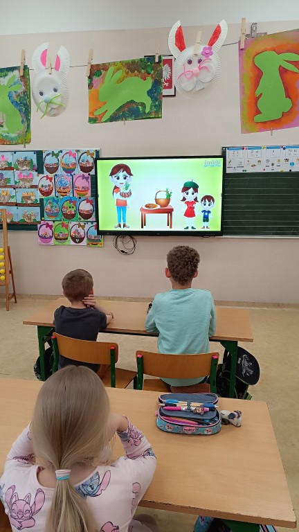 Zajączek w klasie 1b