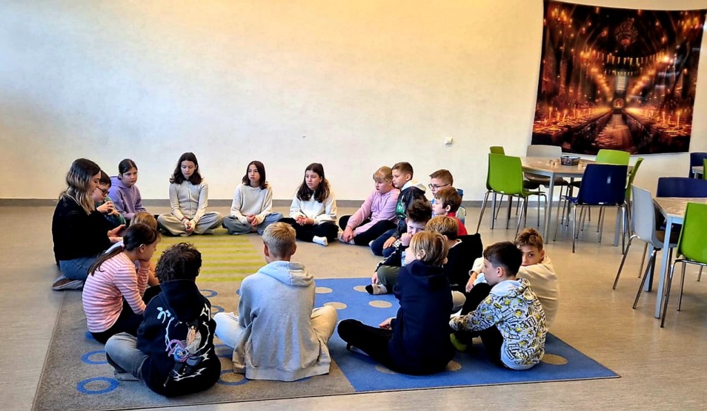 Warsztaty literacko – językowe klasy w Bibliotece