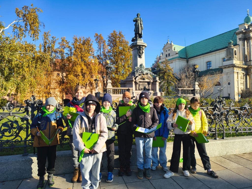 Wycieczka uczniów klas 5 i 6 do Warszawy 