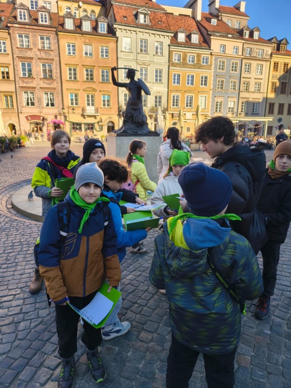 Wycieczka uczniów klas 5 i 6 do Warszawy 