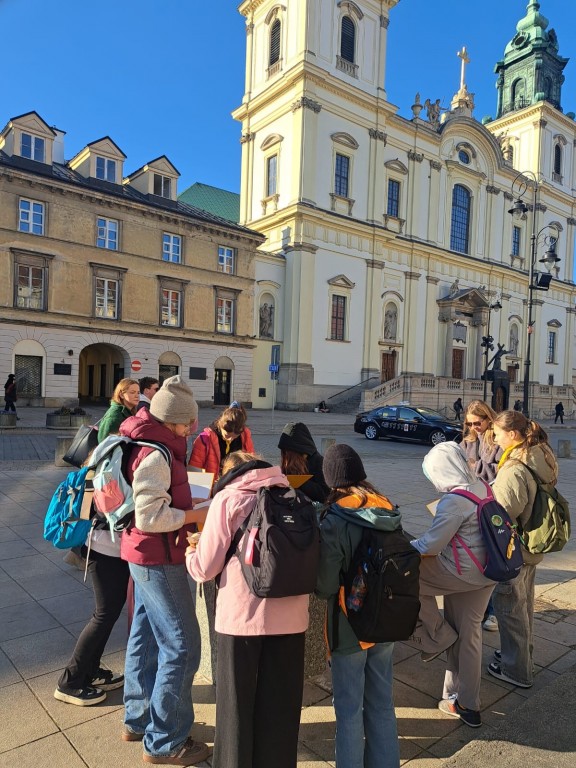 Wycieczka uczniów klas 5 i 6 do Warszawy 