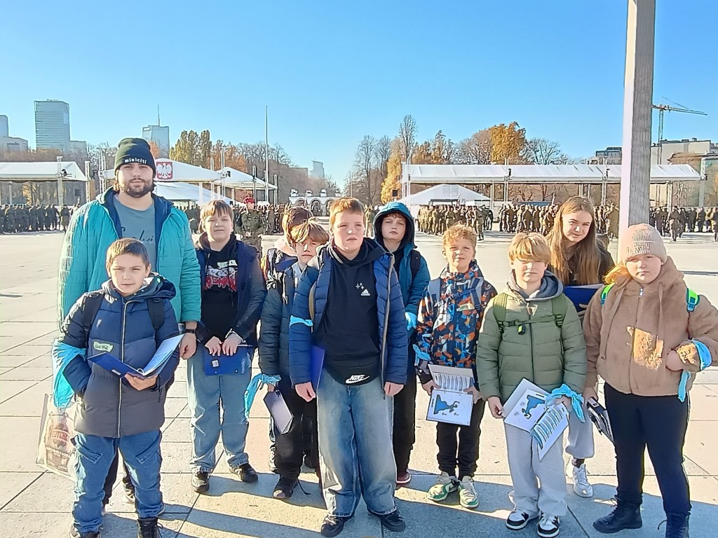 Wycieczka uczniów klas 5 i 6 do Warszawy 