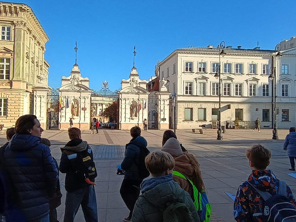 Wycieczka uczniów klas 5 i 6 do Warszawy 