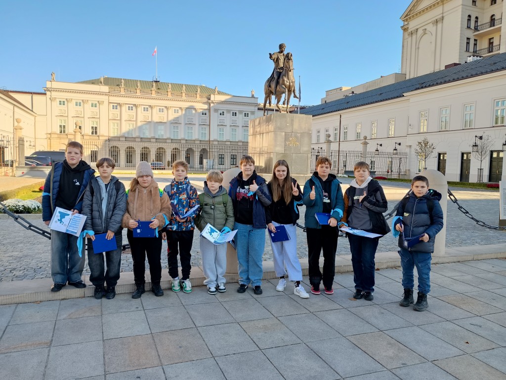 Wycieczka uczniów klas 5 i 6 do Warszawy 