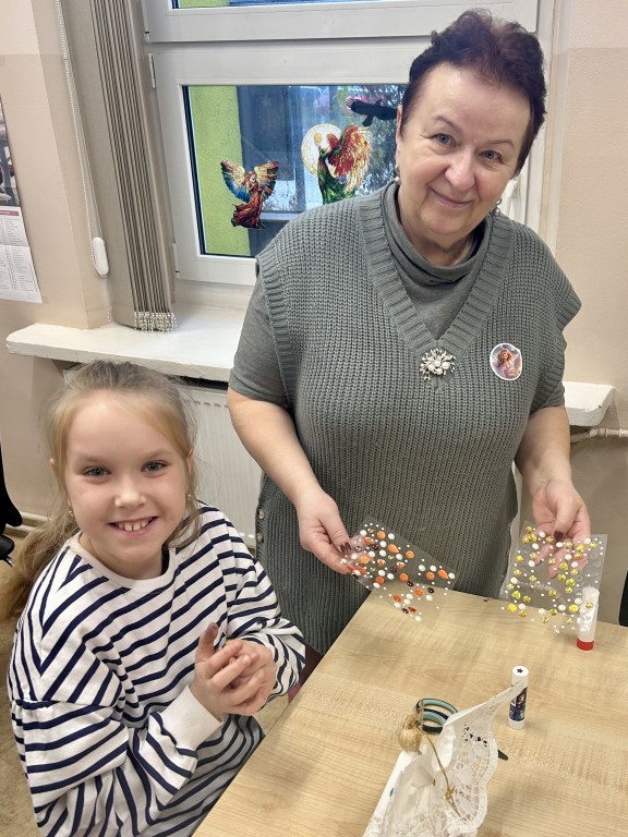 Warsztaty anielskie w klasie III B 