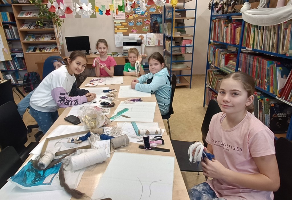 Anielskie warsztaty rękodzieła w bibliotece!