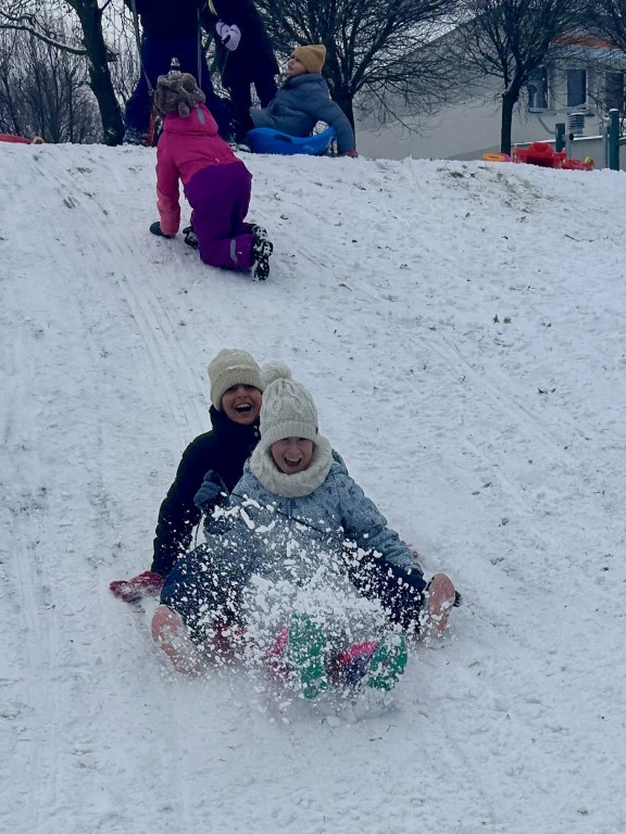 Zimowe szaleństwo klasy III B