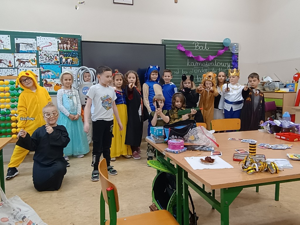 Bal w klasie 1a
