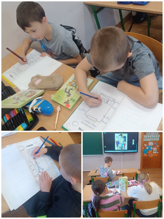 Czytam z klasą - lekturki spod chmurki w kl.2b