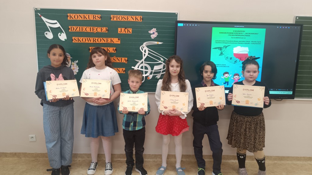 Konkurs Piosenki Dziecięcej klas 1 - 3 