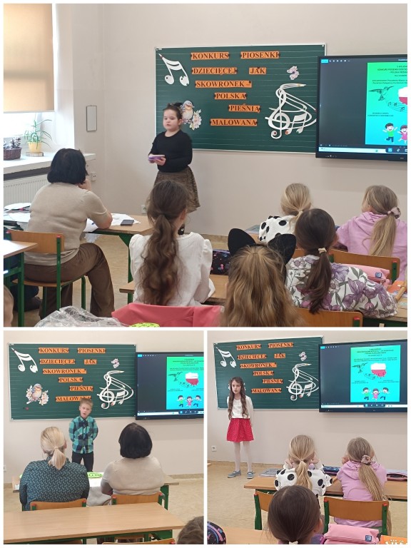 Konkurs Piosenki Dziecięcej klas 1 - 3 