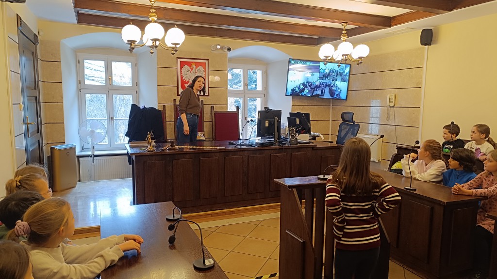 Klasa 2a i 2b w Sądzie Rejonowym w Rybniku