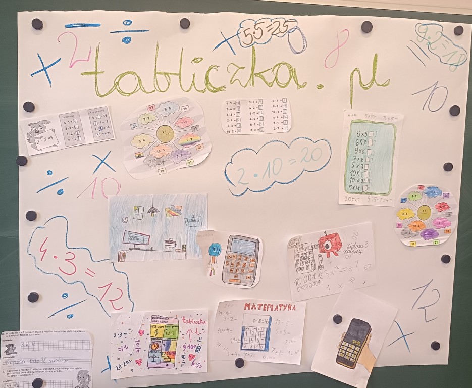 Mnożenie przez zabawę poleca 2b