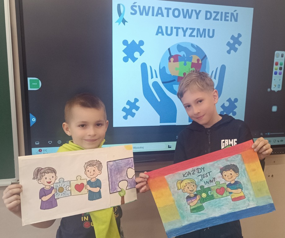 Dzień świadomości autyzmu klasa 2b 
