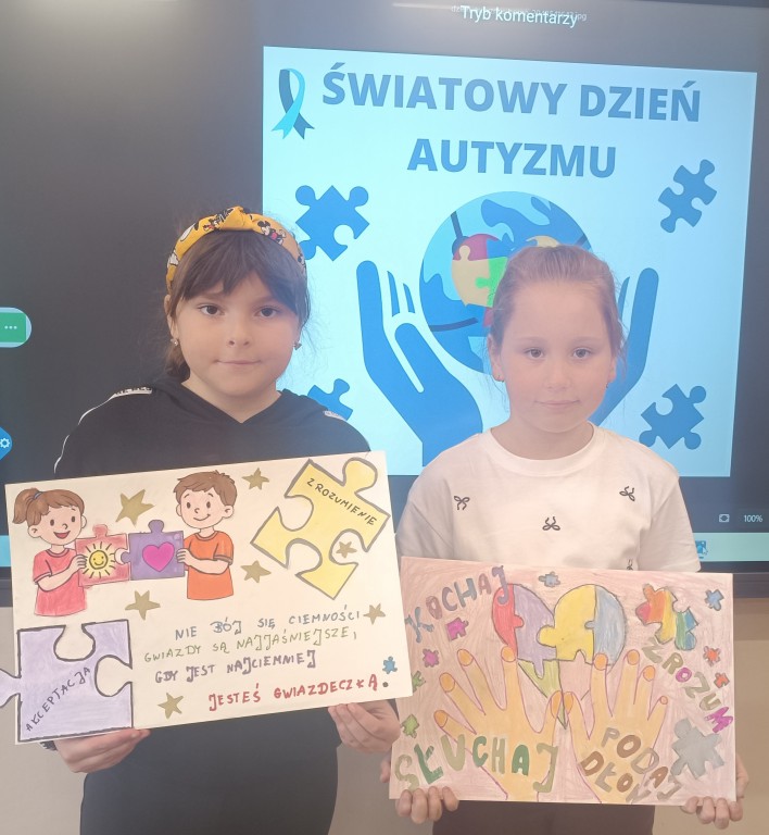 Dzień świadomości autyzmu klasa 2b 