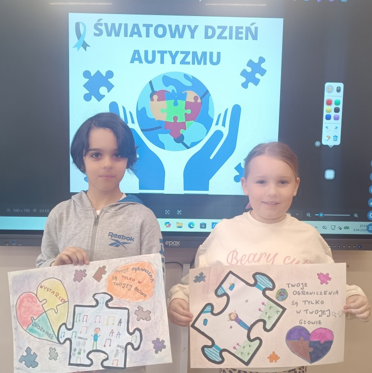 Dzień świadomości autyzmu klasa 2b 