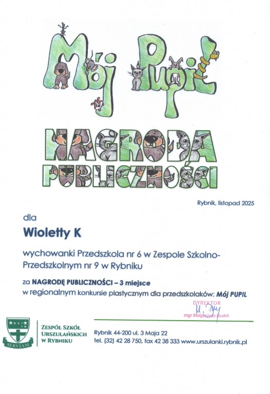 'MÓJ PUPUL' - KONKURS PLASTYCZNY