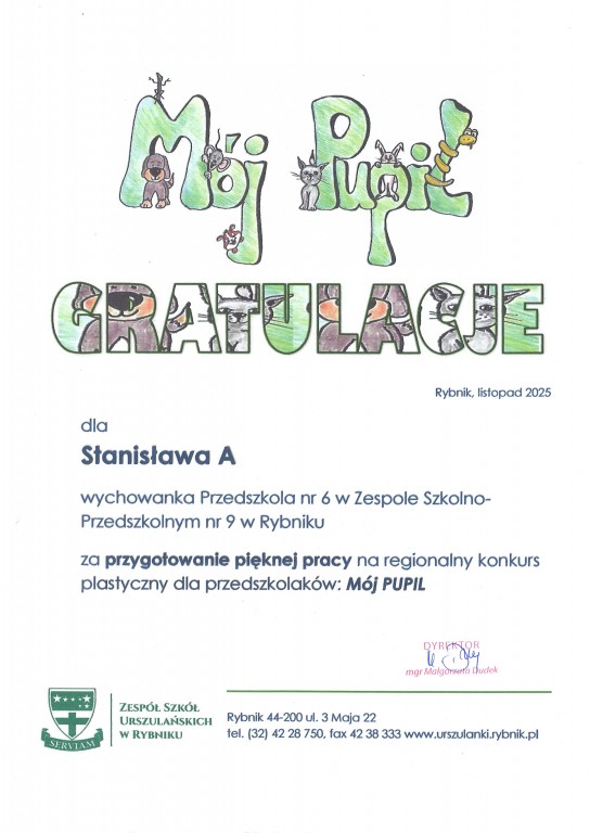 'MÓJ PUPUL' - KONKURS PLASTYCZNY