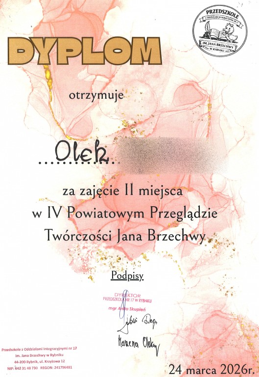  'WITAJCIE W NASZEJ BAJCE ...' -  IV POWIATOWY PRZEGLĄD TWÓRCZOŚĆI JANA BRZECHY