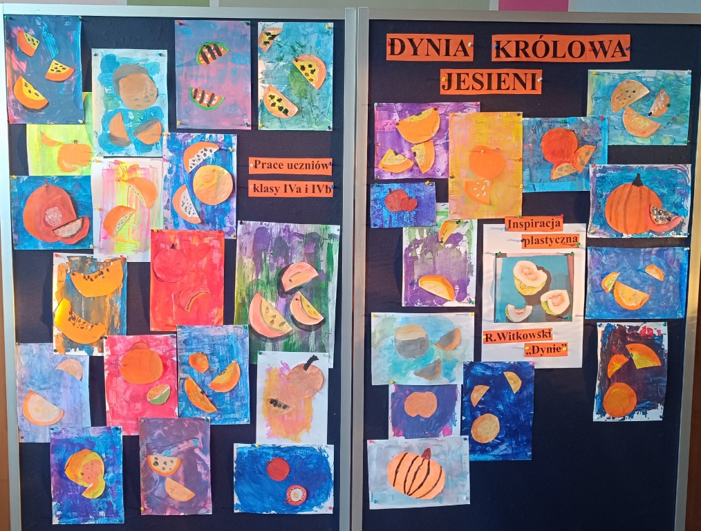 Klasy czwarte w dyniowym zachwycie