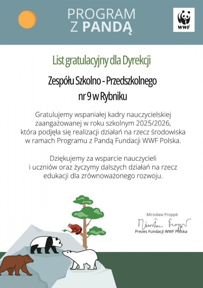 Program z Pandą