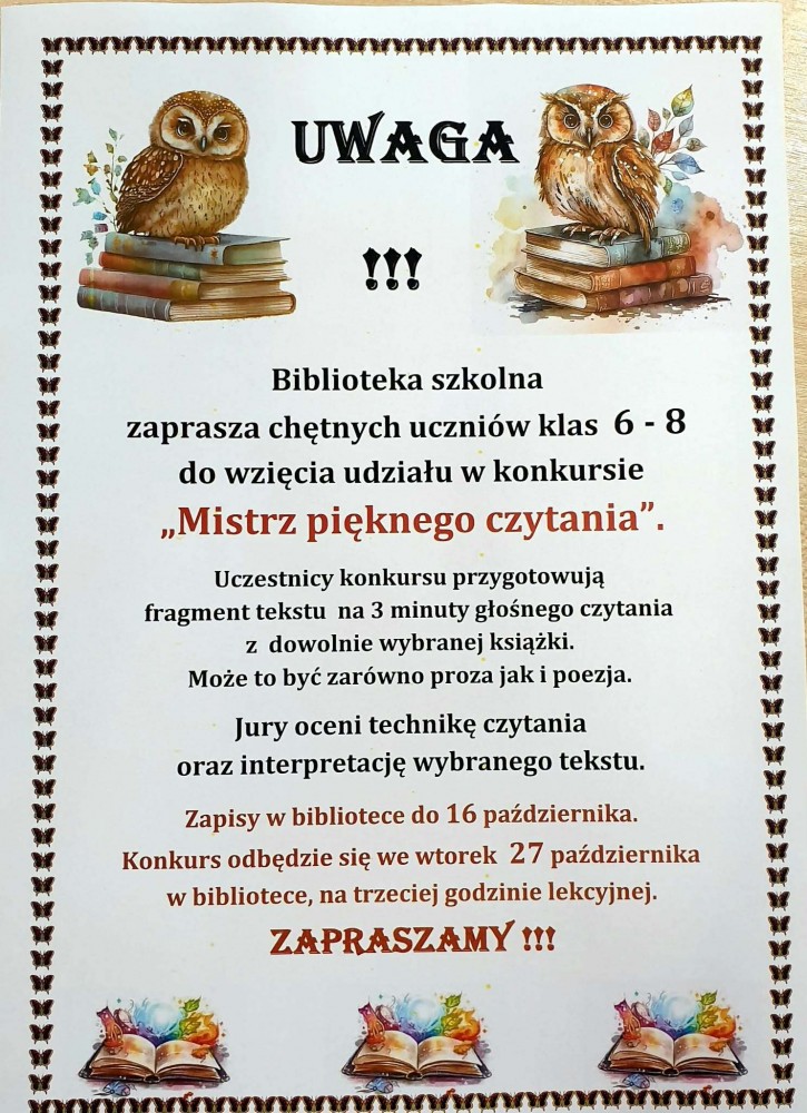 Mistrz pięknego czytania