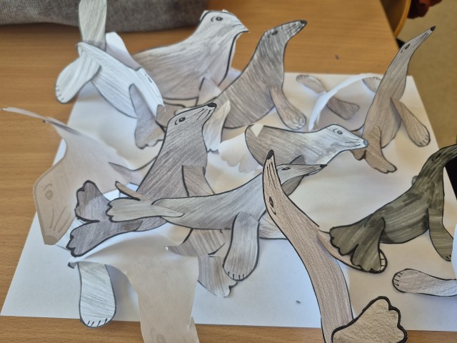 "Zwierzęta Bałtyku" - zadanie w ramach projektu WWF klasy 3a