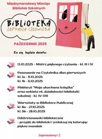 Międzynarodowy Miesiąc Bibliotek Szkolnych