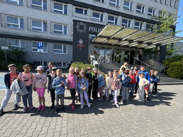 Wycieczka na Komendę Policji w Rybniku