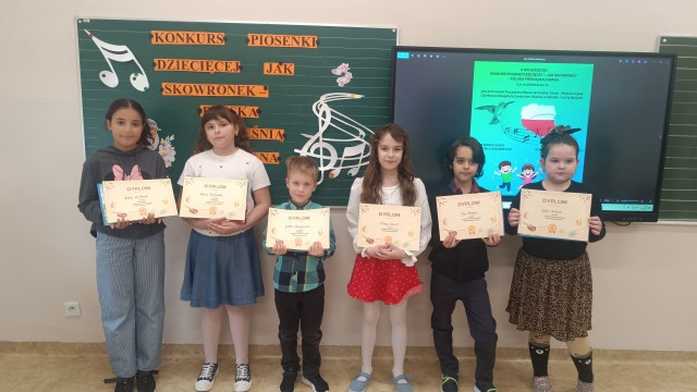 Konkurs Piosenki Dziecięcej klas 1 - 3 