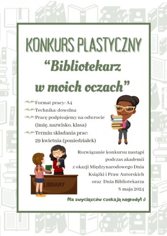 Konkurs biblioteczny "Bibliotekarz w naszych oczach"